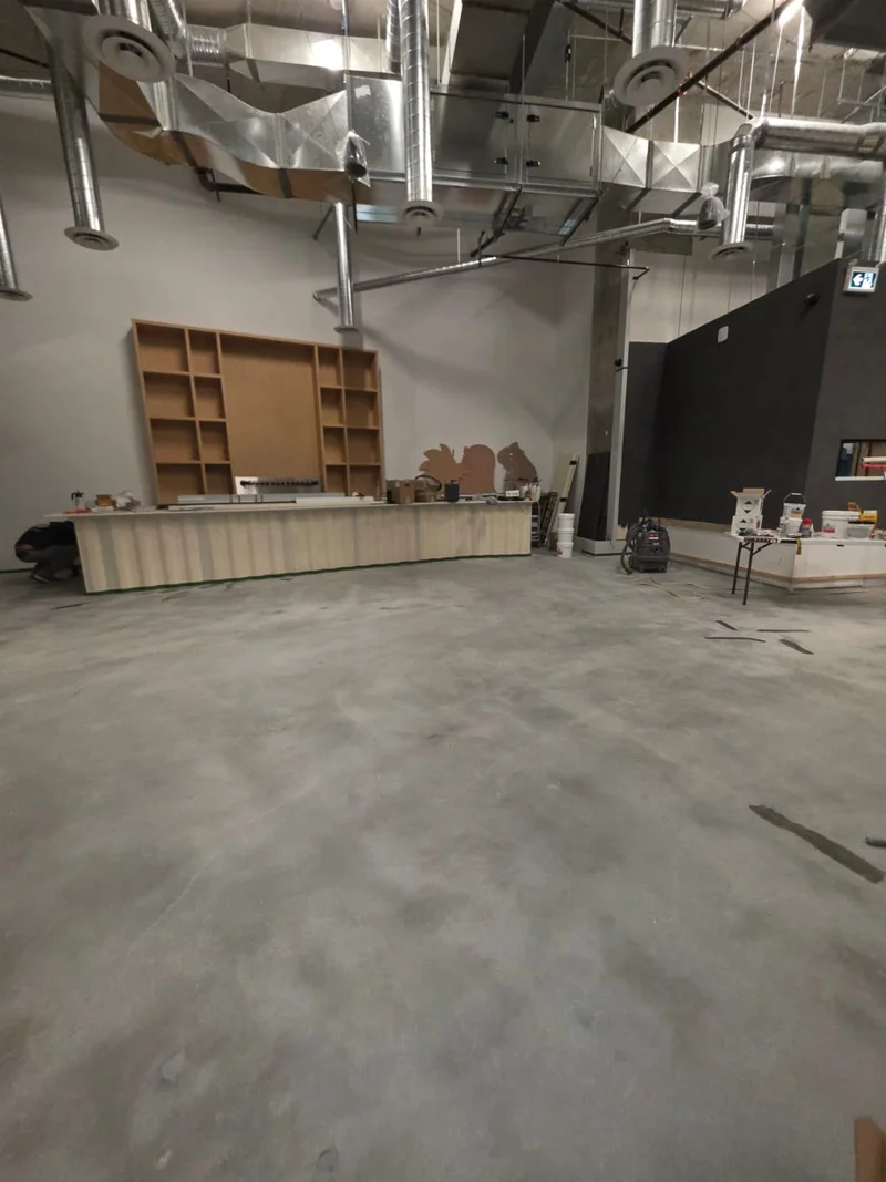 Before: Data Center Epoxy Flooring | Vancouver Epoxy Flooring Transformation | Lower Mainland BC