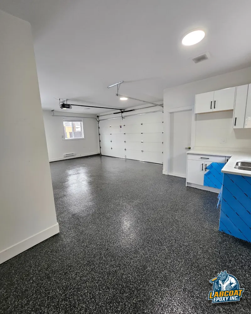 Commercial Kitchen Floor - Anti-slip, chemical-resistant epoxy system | Vancouver Epoxy Flooring Gallery | Lower Mainland BC