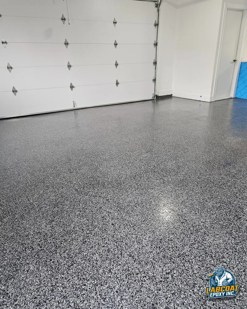 Living Area Floor - Designer metallic epoxy with swirl pattern | Vancouver Epoxy Flooring Gallery | Lower Mainland BC