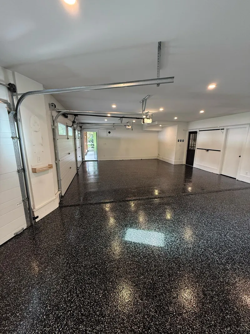Warehouse Floor - Heavy-duty epoxy with line markings | Vancouver Epoxy Flooring Gallery | Lower Mainland BC
